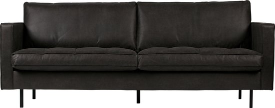 Bepurehome rodeo classic bank 2 zits leer zwart 83x230x88 0gojrvm7ee8n