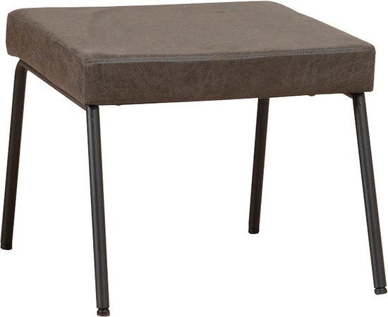 Bronx71® hocker espen antraciet eco leer yzxwqmggom50 3gky2q