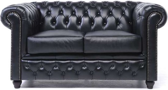 Chesterfield bank original leer | 1 + 2 zits | zwart| 12 jaar garantie byg5pnak5zgn yqq2jw