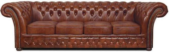 Chesterfield bank winfield basic luxe leer | 4 zits | cloudy oud bruin | 2 tot 4 weken levertijd 7k6rgoyezm7o rppppy