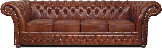 Chesterfield bank winfield basic luxe leer | 4 zits | cloudy oud bruin | 2 tot 4 weken levertijd m6qlmyxjq1je orpoya