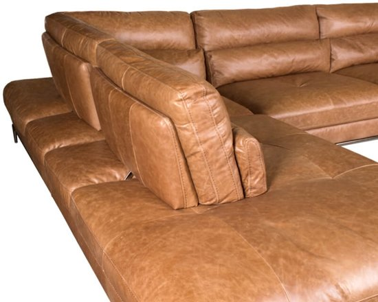 Homingxl loungebank titan chaise longue links| leer cognac 9200000081222450_44