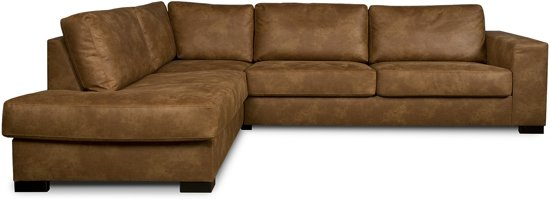 I sofa dito hoekbank leer cognac 92000000741038920