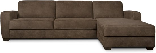 I sofa edin hoekbank leer taupe 92000000578976350