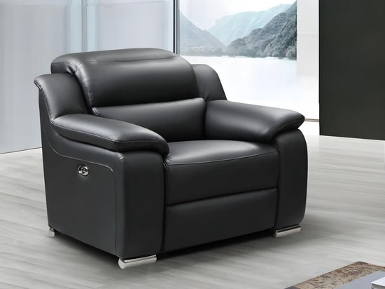 Relaxfauteuil van leer arena ii zwart elektrisch l 100 cm x h 86 cm x d 104 cm noa4kmq2rlv7 j0r53d