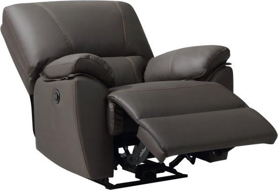 Relaxfauteuil van leer marcis bruin elektrisch l 96 cm x h 100 cm x d 93 cm k2ox2wvn3xpz qpb4nl