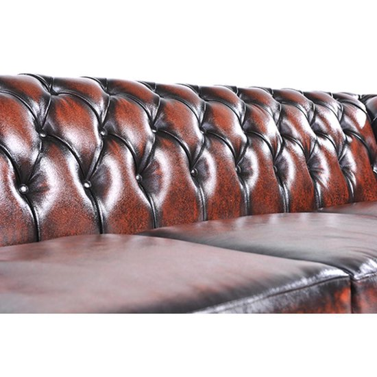 The original chesterfield brighton 3 zitsbank zetel salon antiek bruin 550x5503